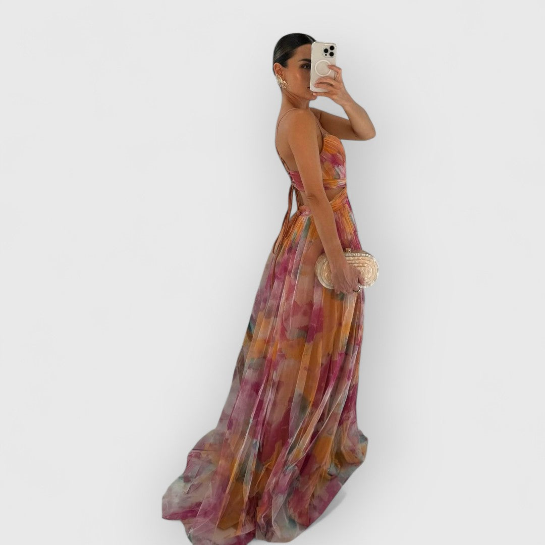Gwen - Maxi-jurk Met Bloemenprint