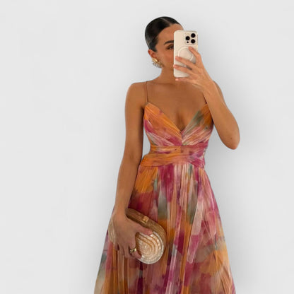 Gwen - Maxi-jurk Met Bloemenprint