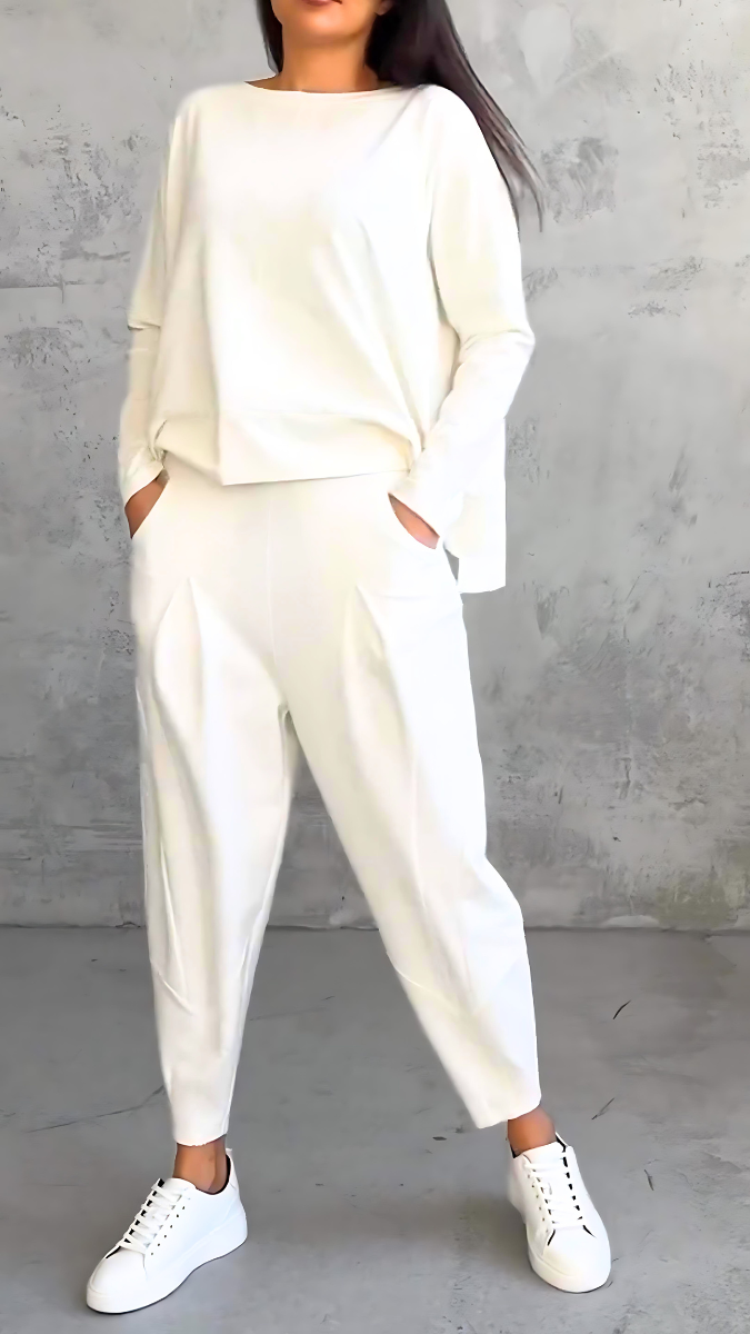 Julie | Ensemble Haut Manches Longues et Pantalon